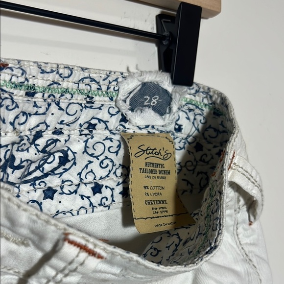 Stitch’s Authentic Tailored Denim Women's White Bootcut Jeans, Size 28 - Picture 15 of 15